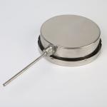 Silver 150mm Bimetal Thermometer Dial 200C Stainless Steel For Hot Water Tanks