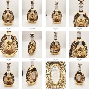 Quality Golden Electroplating Luxury Spirits Bottle wholesale