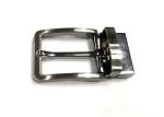 Brushed Gunmetal Zinc Alloy Replacement Belt Buckle For 35mm Wide Strap