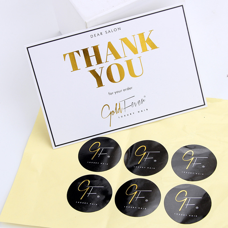 3CM 70MM Removable Matte Paper Sticker Labels Paper For Hair Bundle Hair Extension