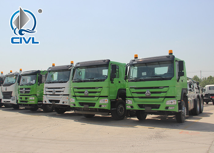 Sinotruk Howo Tractor Truck EURO2-5 Engine D12.42 336-420HP / 6x4 Electric Tow Trucks