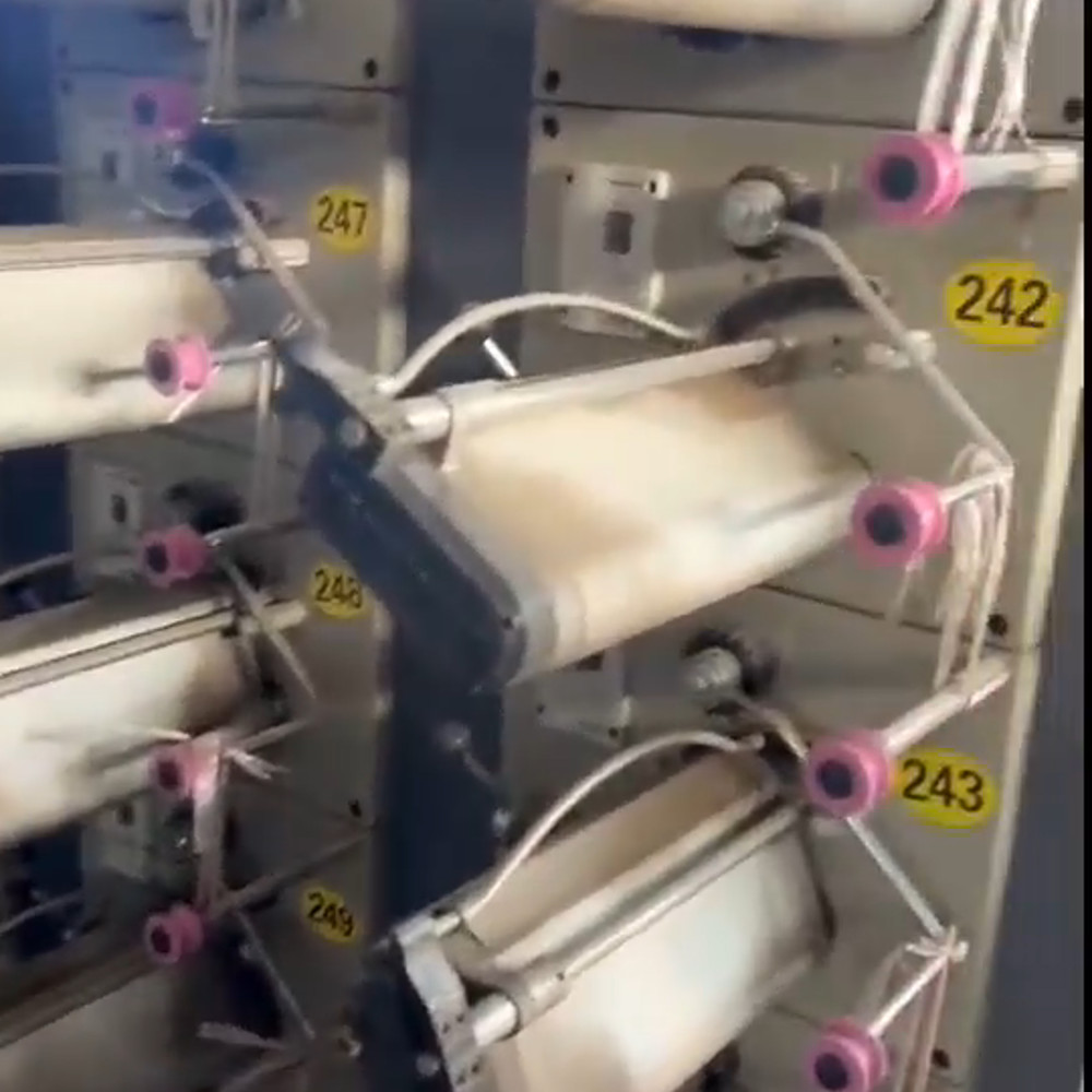 Second Hand PP Packing Tape Used Winding Equipment 450m/Min