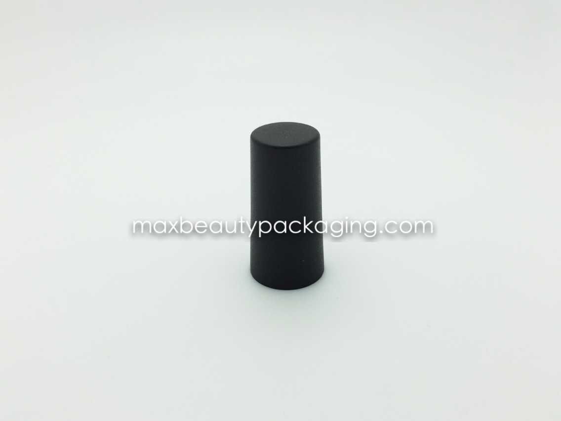 N1023 long straight nail polish cap nail polish packaging plastic cap shiny black cap double cap uv coating available