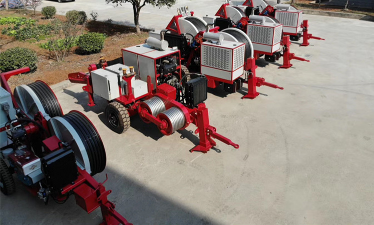 90KN Cable Stringing Equipment For Transmission Overhead Power Lines