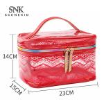 Waterproof Clear Makeup Big Portable Large Capacity PVC Clear Toiletry Bag