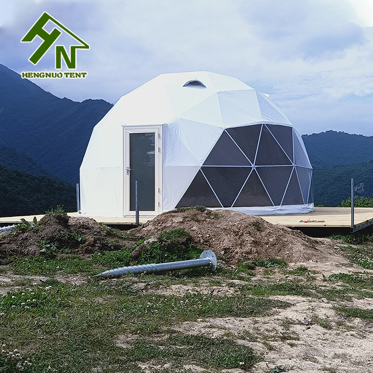 4 Person hotel white Geo dome tent
