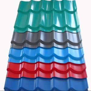 Quality Cold Rolled Corrugated Steel Roofing Sheet Plate Color Coated 28 Gauge 1219mm wholesale