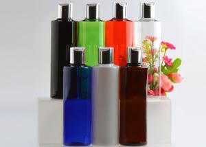 Quality 250ml Custom Clear Amber Black Skincare Plastic flip cover Bottle wholesale