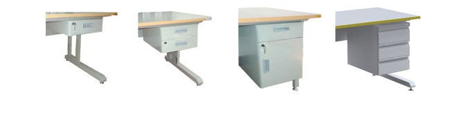 Lighting steel working Esd industrial worktable workbench