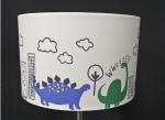 Cartoon Kids Bedroom Lampshades Floor Dinosaur Light Shade D250mm