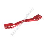 CNC 6063 Aluminum Parts Processing Custom Sports Equipment Parts Red Oxidation