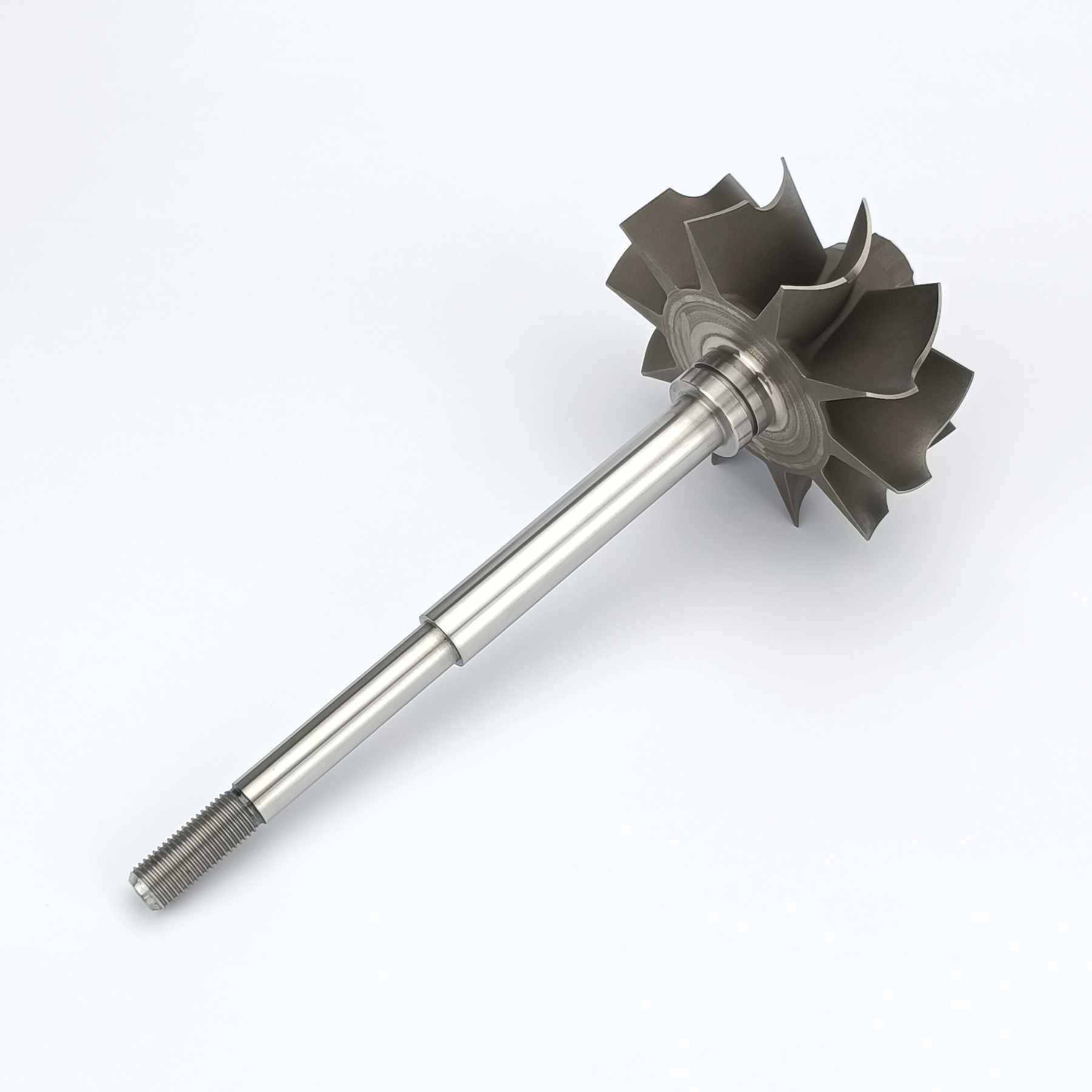 MS-TECH Turbo 4LF032 Turbine Wheel Shaft 184432 Fit Turbos Ind 91.5mm Exd 78.74mm Blades 12