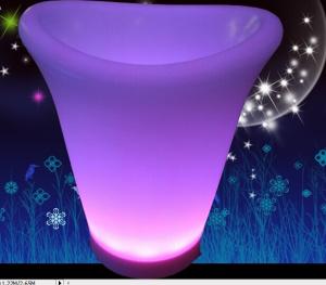 Quality LED ice Wine Bucket IC-005 Rechargeable battery,5V 1A, 18pcs RGB LED 16 RGB color changing wholesale