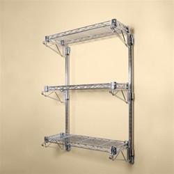 Quality 14&quot; Deep Wall Mounted Cantilever Brackets Adjustable Residential Shelving Storage Racking wholesale