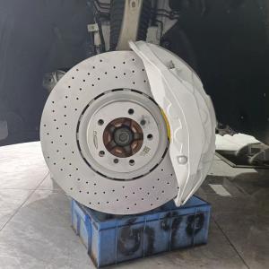 Quality Modified White Porsche Brake Calipers 1 Pot 330mm 345mm 370mm wholesale