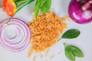 Quality Yellowish 30*30mm Delicious Crispy Fried Onion wholesale