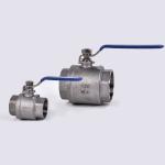 Manual Operation Stainless Steel 201/304 2PC Light Duty Two Pieces Type Ball