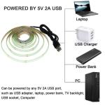 12v24v 8mm 320leds Ice-Blue flexible COB Led Strip Light for Lighting and