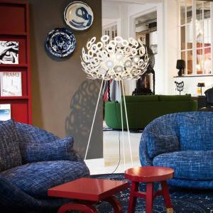 Quality Modern Personality Floor Lights White Living Room Bedroom Study Dandelion Floor Lamp(WH-MFL-155) wholesale