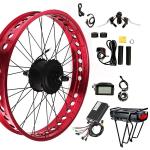 48v 1500w 26"*4" FAT electric bicycle conversion kit,including freight to USA