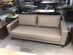 Wood Single Leather Sofa , DIOUS Office Reception Seating