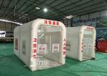 Outdoor Custom Design White Inflatable Sanitizing Booth Tent For Emergency