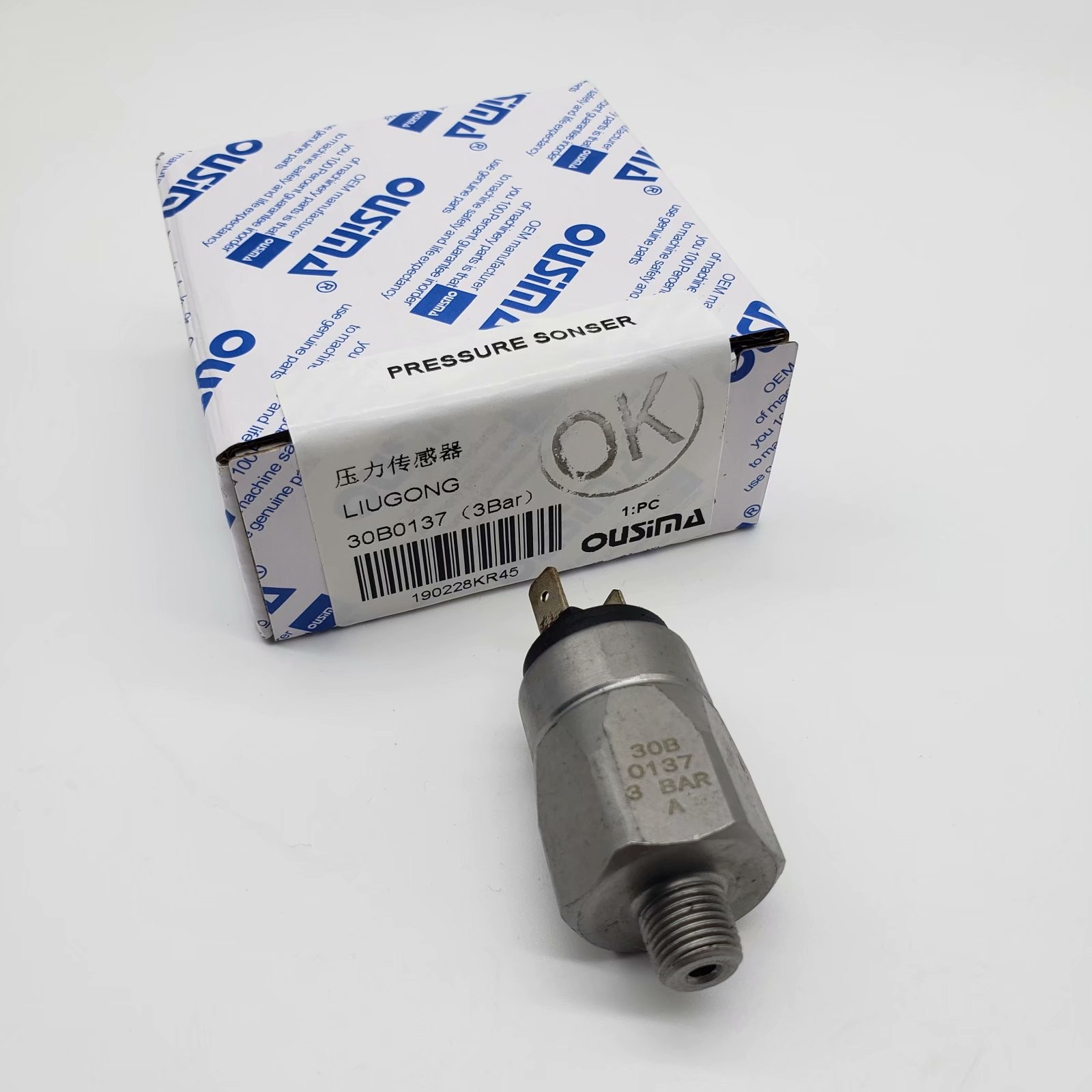 OUSIMA Eletric Excavator 30B0137 3 Bar Pressure Sensor