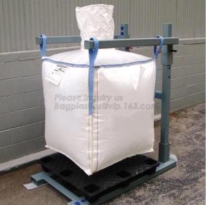 China Wholesale china manufacturer 100% virgin resin polypropylene big bag / FIBC pp woven 1 ton jumbo bulk bag super sack ton on sale
