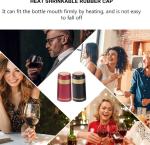 Customized Wine Bottle Stopper Non Spill Shrink Capsules for Hot Shrink Lid