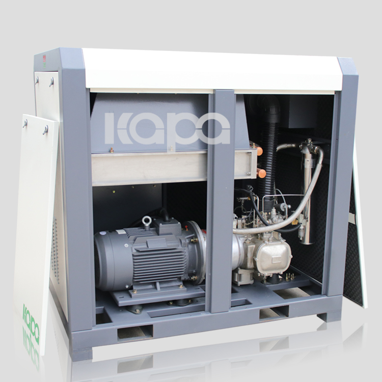 50Hz 30 Hp Screw Air Compressor , 3.6m3/Min 22kw Free Oil Compressor