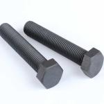 35CrMo / 40Cr / SCM435 Hex Head Stainless Steel Bolts ZINC Black Oxide Heavy