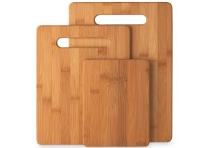 Quality Organic Premium 3 Piece Bamboo Cutting Board Special Shape Non - Slip wholesale