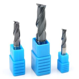 Quality High Strength Tungsten Carbide End Mill Square 2F Ultra Fine wholesale