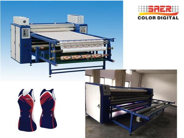 Decoration / Advertising Textile Calender Machine Heat Press Transfer Roller