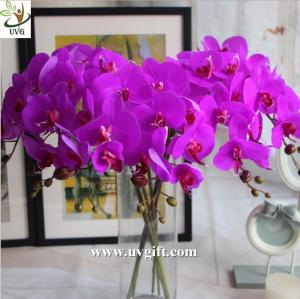 Quality UVG Latex high quality artificial flowers orchid for wedding decoration table centerpiece wholesale