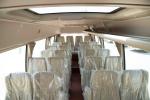 Road Sightseeing High Roof Coaster Minibus Environmental Low Fuel Consumption