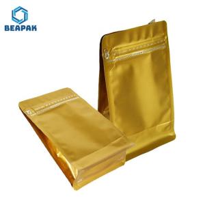 Quality Zip Seal Aluminum Foil 1000g Vacuum Stand Up Coffee Pouches wholesale