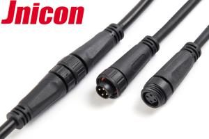 Quality Waterproof Male Connector And Female Connector 4 Pin Over - Molding With Cable wholesale