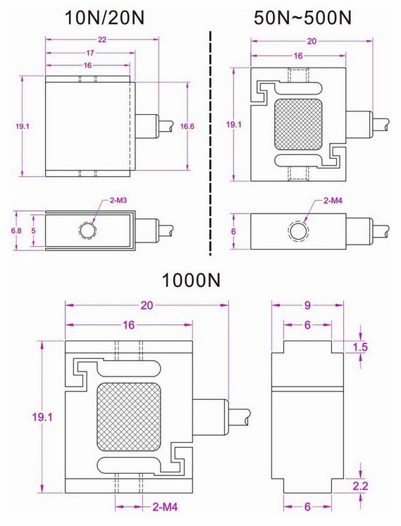 micro load cell 5kg