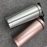 Stainless Steel Shaker Bottle With Noise-Free Design - Patented 24 Oz Insulated
