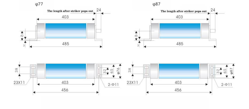 Hv Current Limiting Fuse Xrnp1-24 24kv HRC Fuses Xrnt-12 for High Voltage Motor