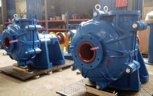 Quality Mining Duty 8 Bar High Pressure Slurry Pump 6 Vane Enclosed Impeller RAL 5015 wholesale