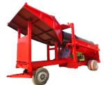 50T/H,35Kw Power, 7.5m Length ,Steel,Rotary Movable,Gold Washing Trommel Screen