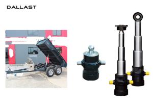 Quality High Pressure Hydraulic Lift Cylinder Single Acting , Long Stroke Hydraulic Cylinder wholesale