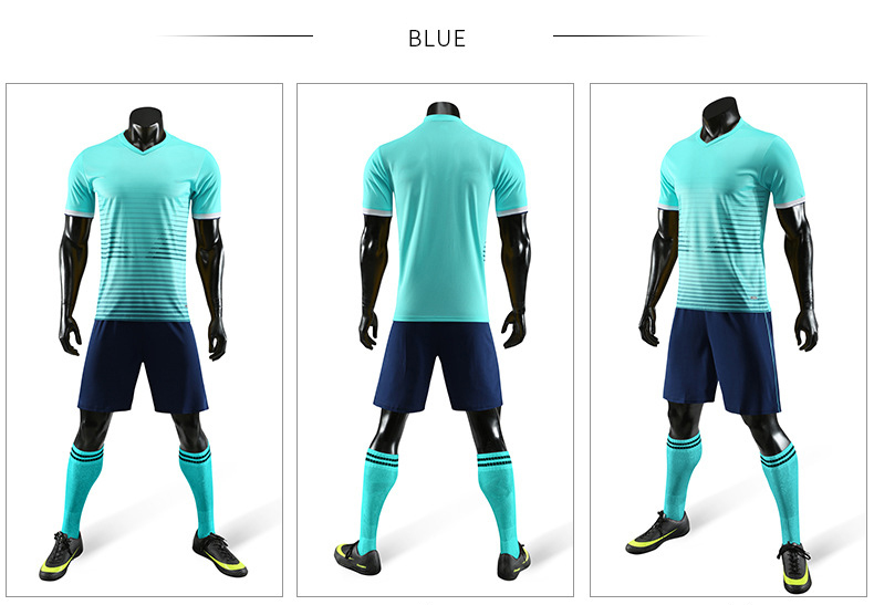 Men Football Soccer Uniform Kit Custom Sublimation Sports Accept Customized Logo Sportswear for Unisex Half Sleeves