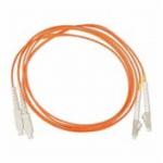Duplex SC to LC Fiber Optic Patch Cable Single Mode Multi Mode in 3M Length