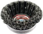 Knotted Wire Cup Brush, Double Row