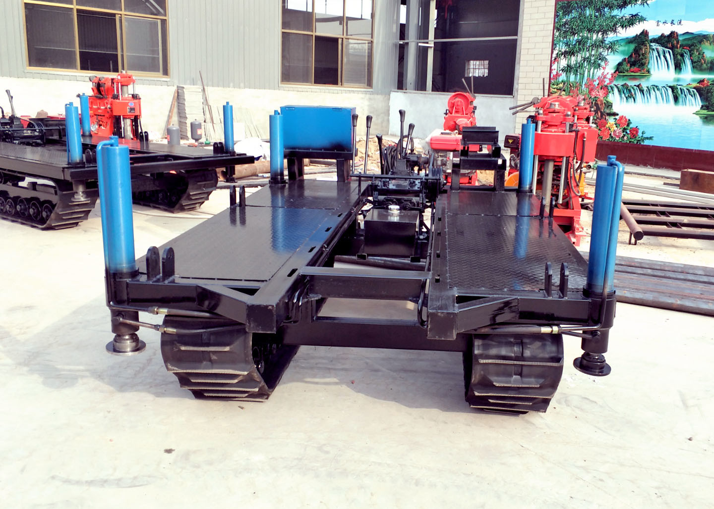 Different Sizes Crawler Mounted Track Undercarriage Chassis Platform