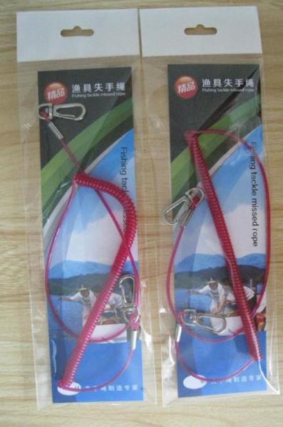 Hot selling fashionable popular red spiral cord 2.5mm dia fishing assessory