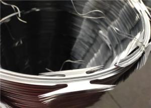 Quality Q195 Steel Type Barb Tape CBT 65 Razor Wire , Concertina Barbed Wire wholesale